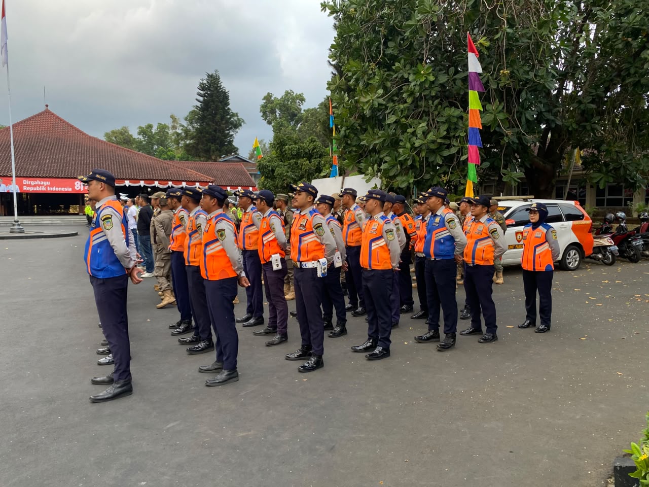 DALOPS DINHUB KABUPATEN BANYUMAS MELAKUKAN PERSIAPAN PENGAMANAN FESTIVAL KENTONGAN 2026