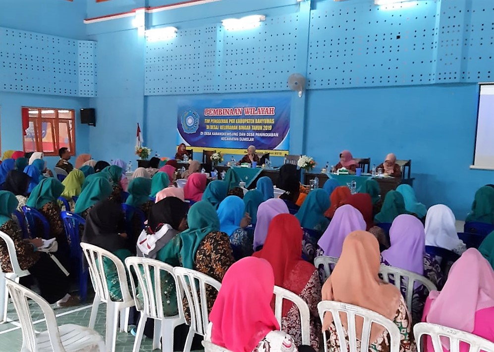 Bina Wilayah PKK tahun 2019, Rabu 26/06 di Aula Desa Karangkemojing