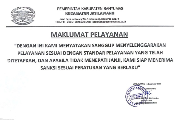 Maklumat pelayanan