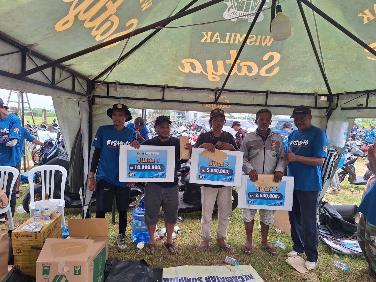 Ribuan Peserta Meriahkan Lomba Mancing Desa Karanggedang