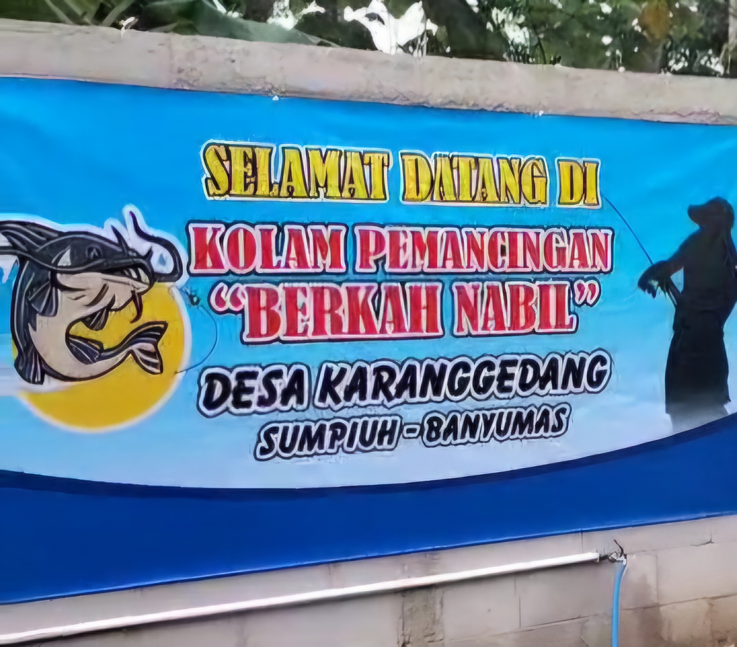 Telah Dibuka Kolam Pemancingan Ikan di Desa Karanggedang