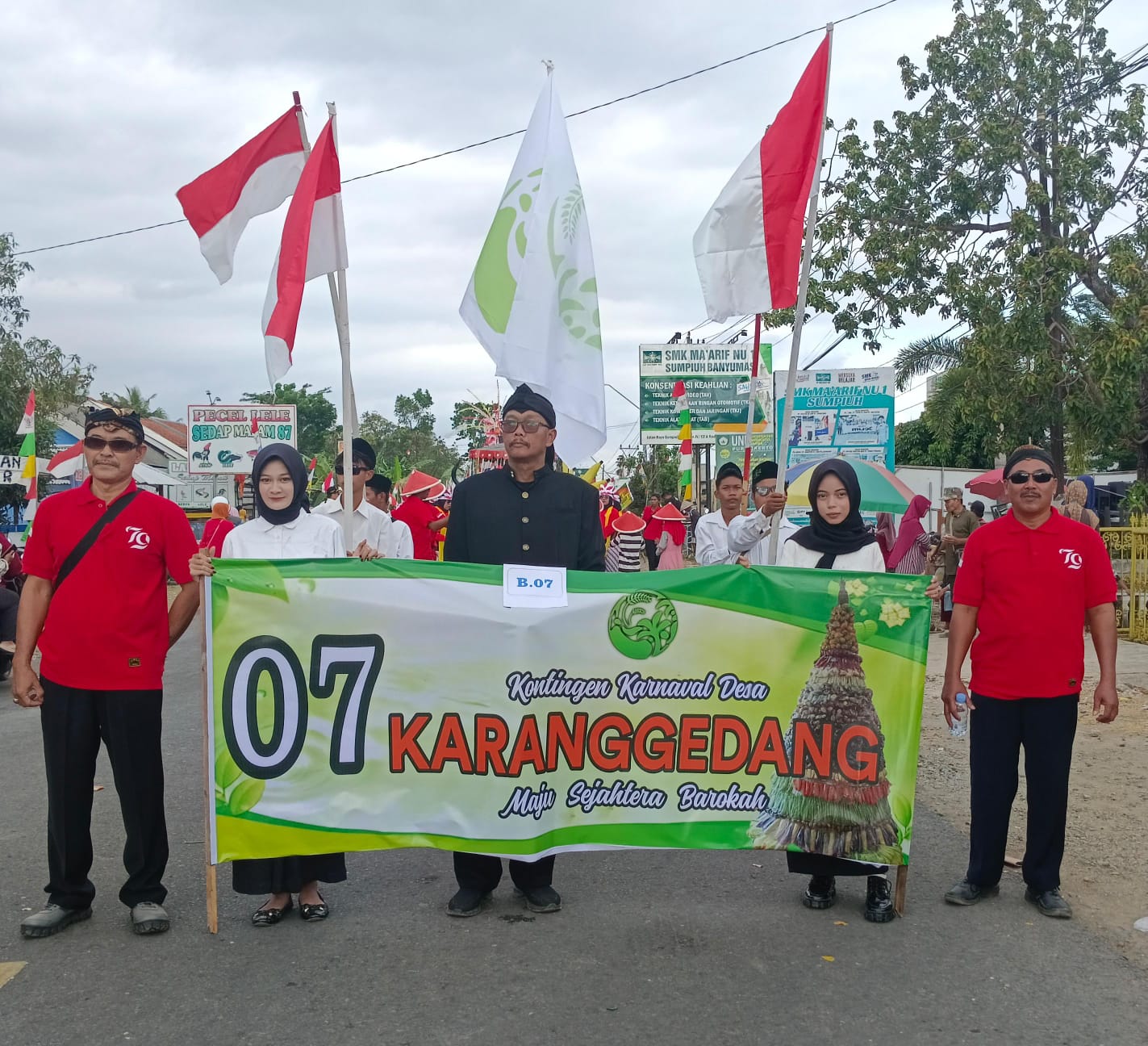 Desa Karanggedang Ikut Meriahkan Karnaval HUT RI Tingkat Kecamatan Sumpiuh