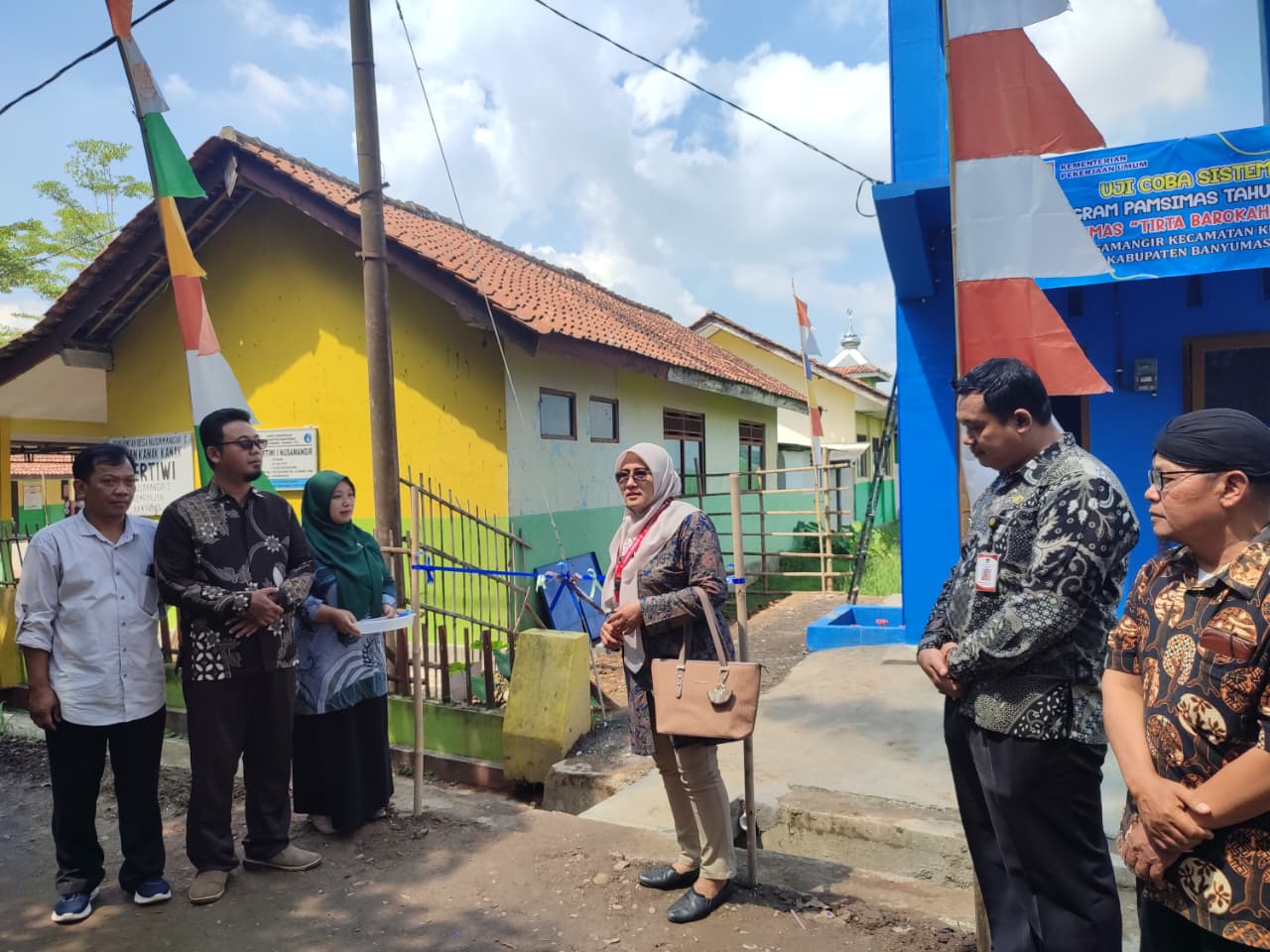 Peresmian Pamsimas Pokmas Tirta Barokah NSR Desa Nusamangir