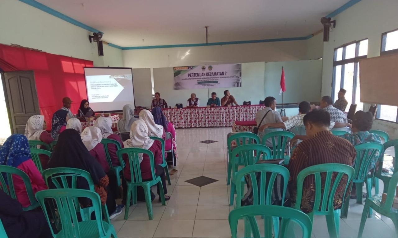 Pertemuan Kecamatan II Pengembangan Infrastruktur Sosial Ekonomi Wilayah (PISEW) KKAD BARU Kecamatan Kemranjen