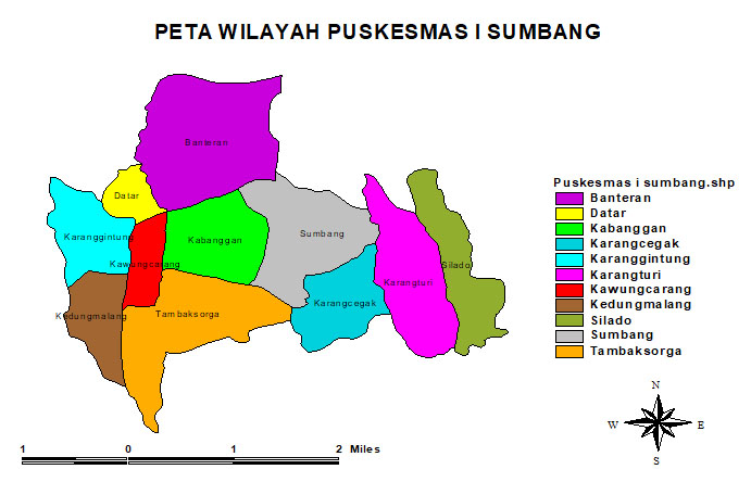 Peta wilayah kerja