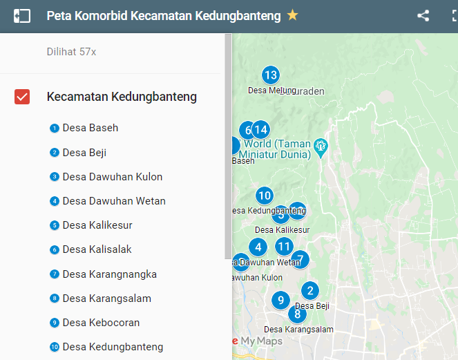 Menampilkan List Daftar Desa