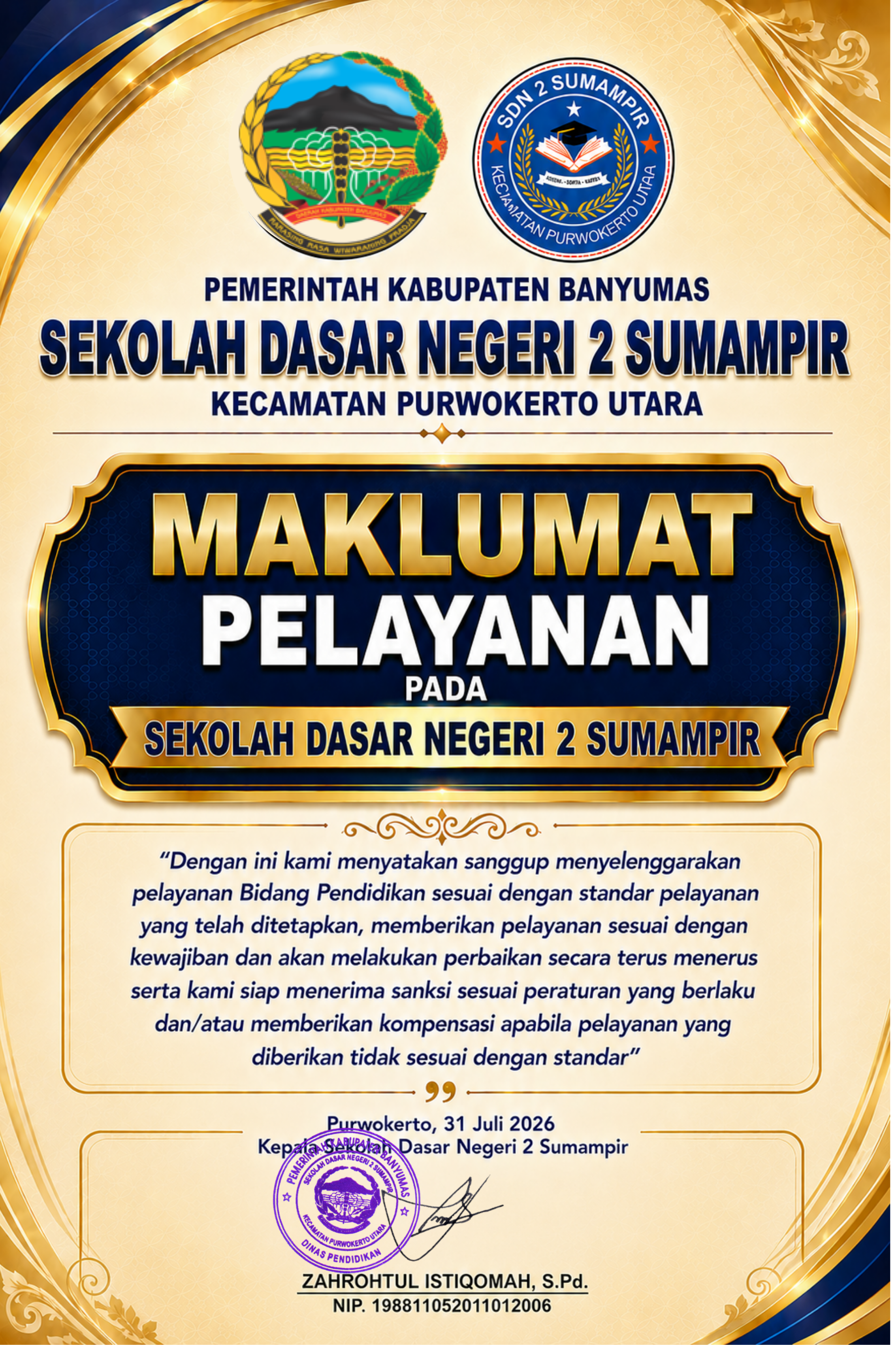 Maklumat Pelayanan Publik
