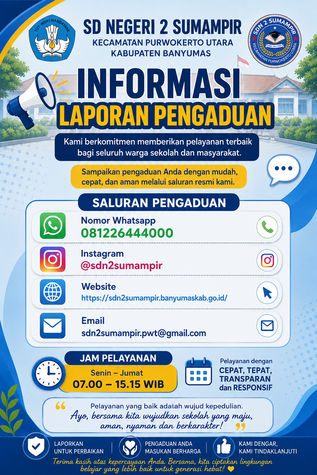 Informasi Layanan Pengaduan