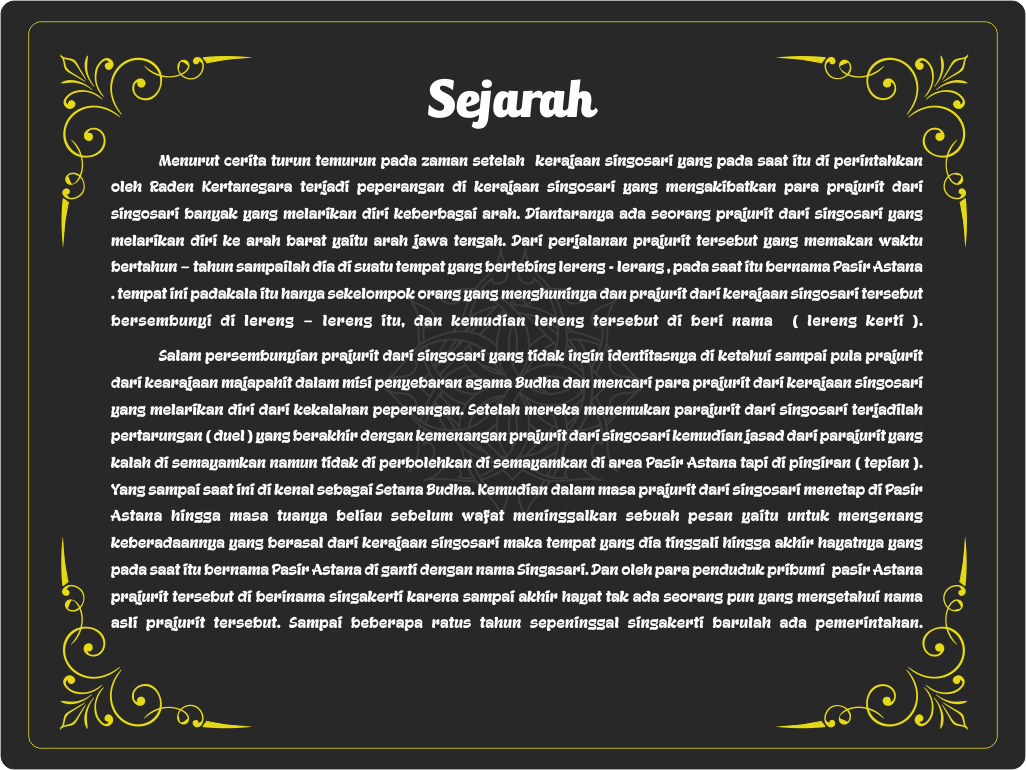 Sejarah Desa Singasari