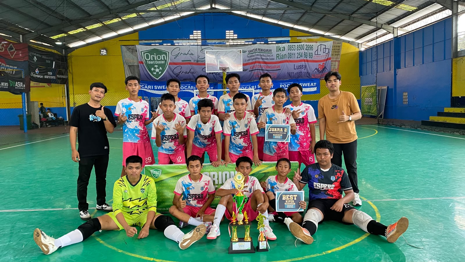 Tim Futsal Spenda Raih Juara 2