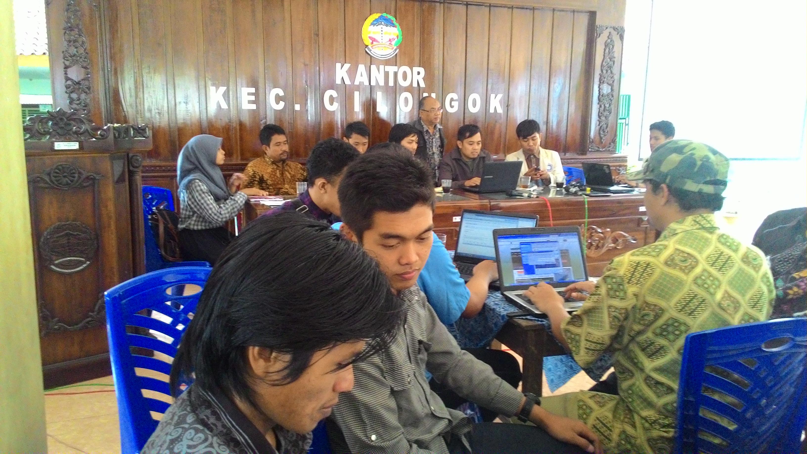 Pelatihan Website di Kecamatan Cilongok