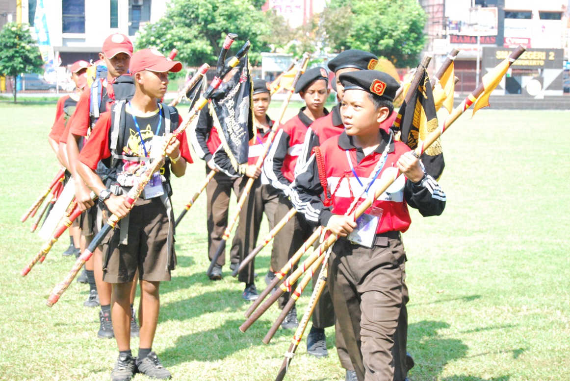 PENGGALANG SMP N 1 SUMBANG JUARA UMUM GAKSA 2015