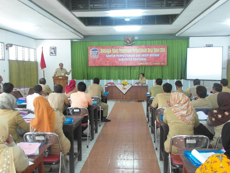 BIMBINGAN TEKNIS PENGELOLAAN PERPUSTAKAAN DESA KABUPATEN BANYUMAS TAHUN 2014