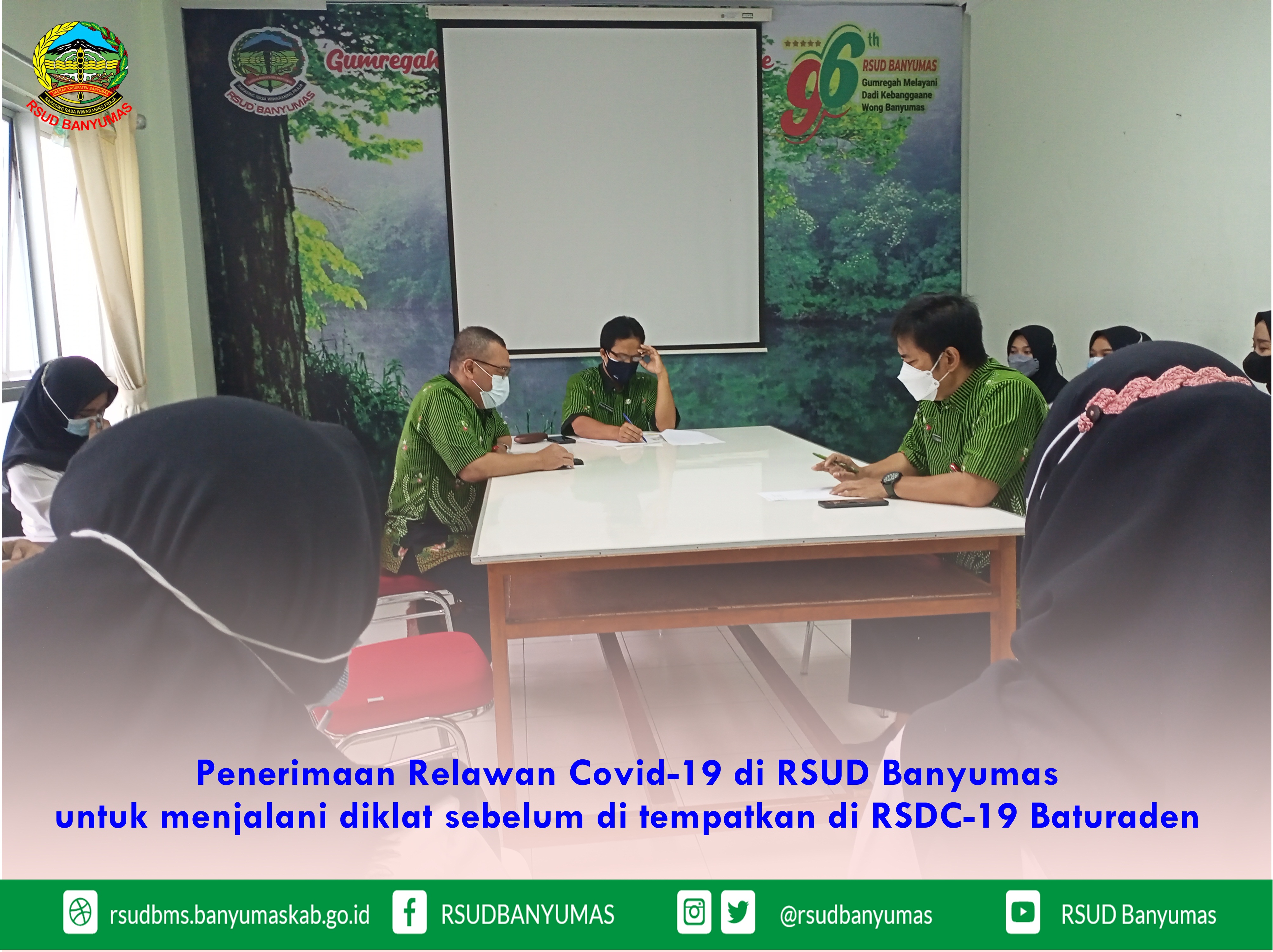 Rekruit Tenaga Relawan Covid-19 untuk RSDC-19