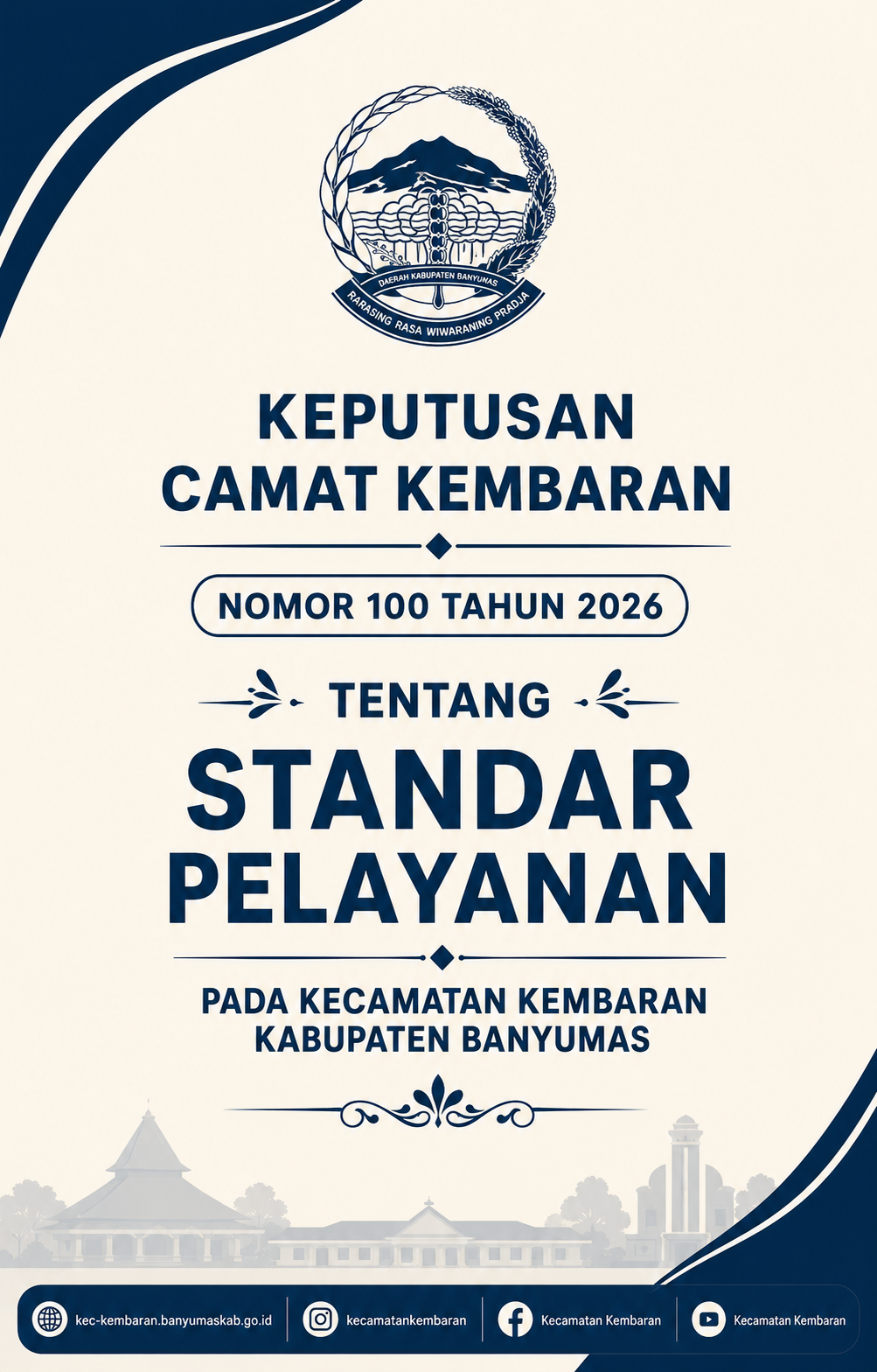 STANDAR PELAYANAN KECAMATAN KEMBARAN