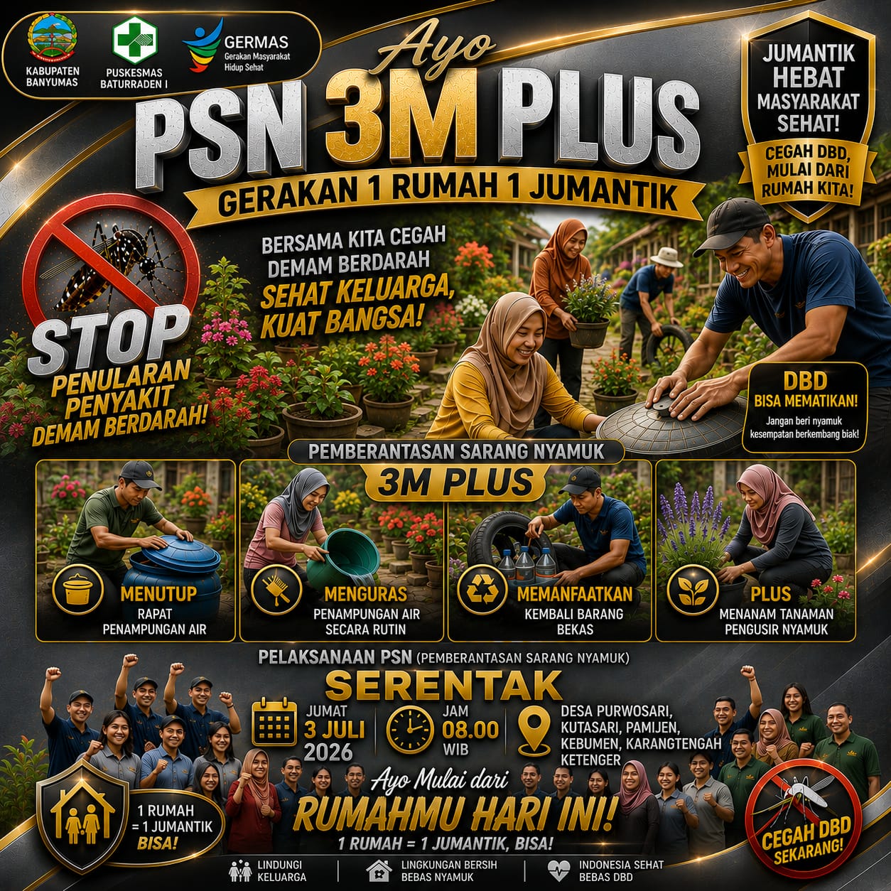 Pemberantasan Sarang Nyamuk (PSN)