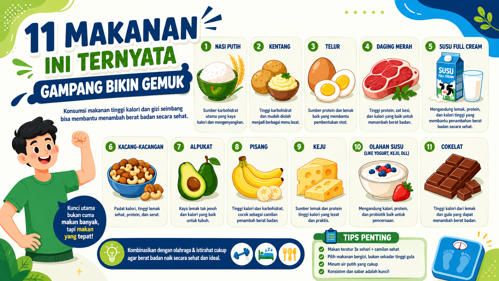 Wajib Tahu, 11 Makanan Ini Ternyata Gampang Bikin Gemuk