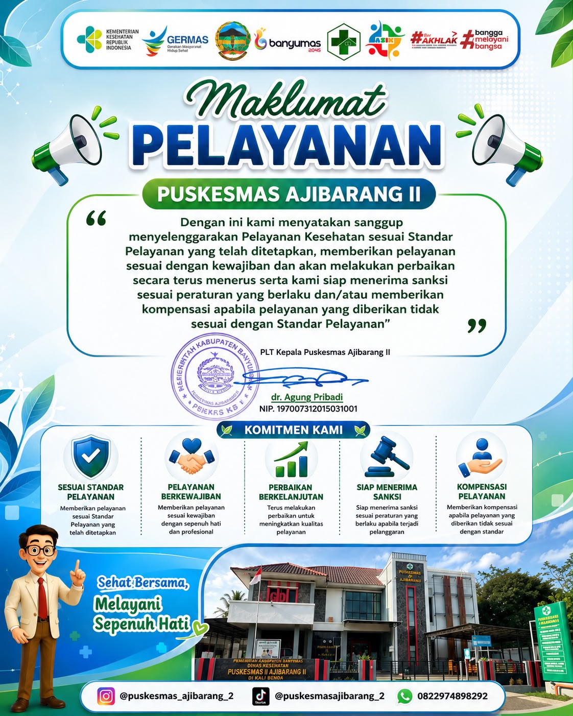 Maklumat Pelayanan Puskesmas Ajibarang II