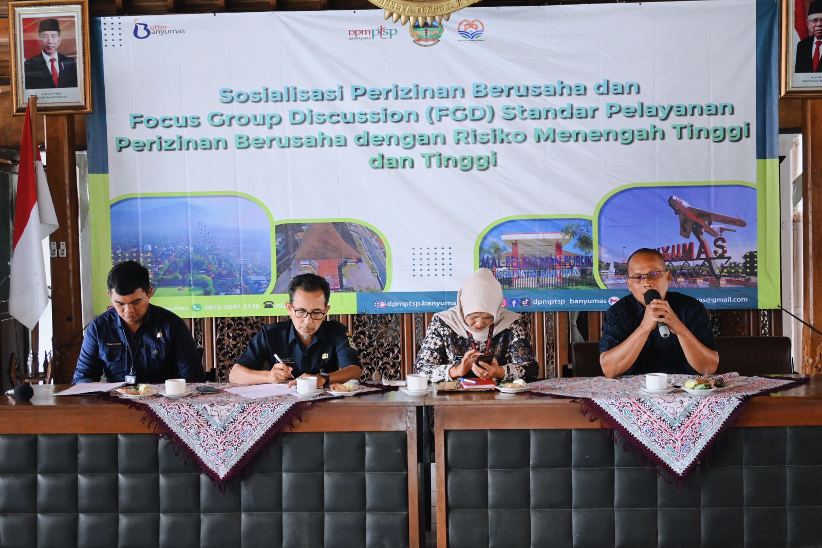 Sosialisasi Perizinan Berusaha dan Focus Group Discussion (FGD) Standar Pelayanan Perizinan Berusaha dengan Risiko Menengah Tinggi dan Tinggi