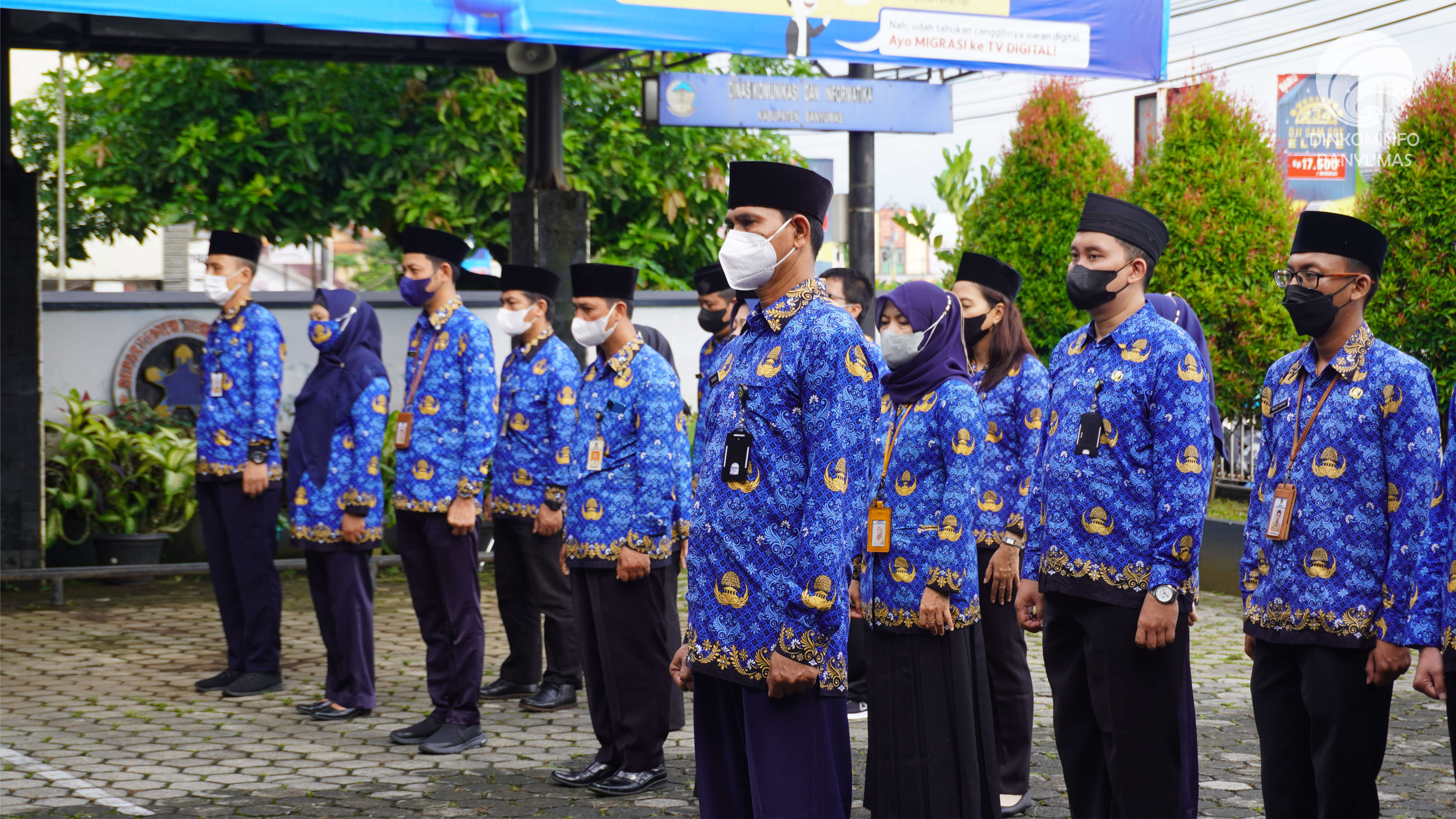 Peringatan Hari Kesaktian Pancasila Tahun 2022, Dinkominfo Banyumas Gelar Upacara