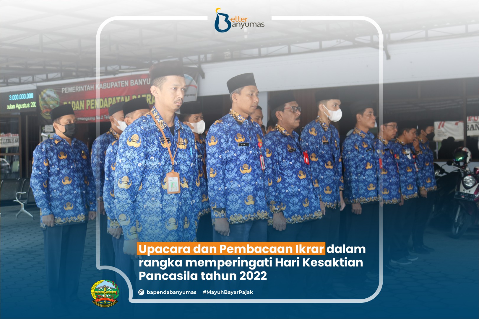 UPACARA DAN PEMBACAAN IKRAR DALAM RANGKA MEMPERINGATI HARI KESAKTIAN PANCASILA