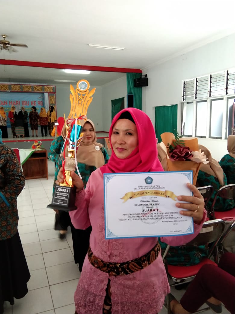 JUARA I LOMBA MARS PKK DAN LAGU DAERAH