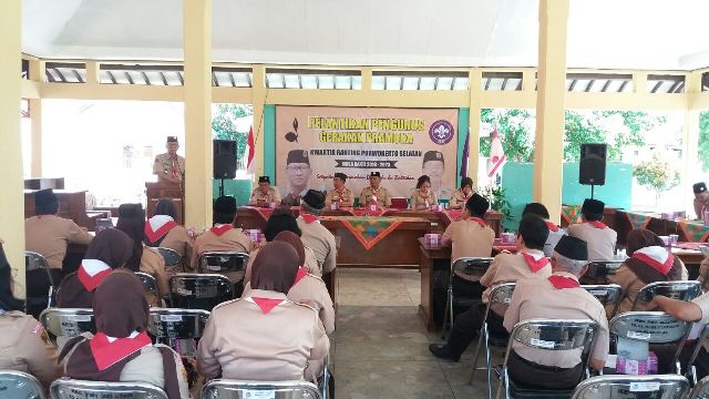 PELANTIKAN PENGURUS GERAKAN PRAMUKA KWARTIR RANTING PURWOKERTO SELATAN MASA BAKTI TAHUN 2018 SD 2023