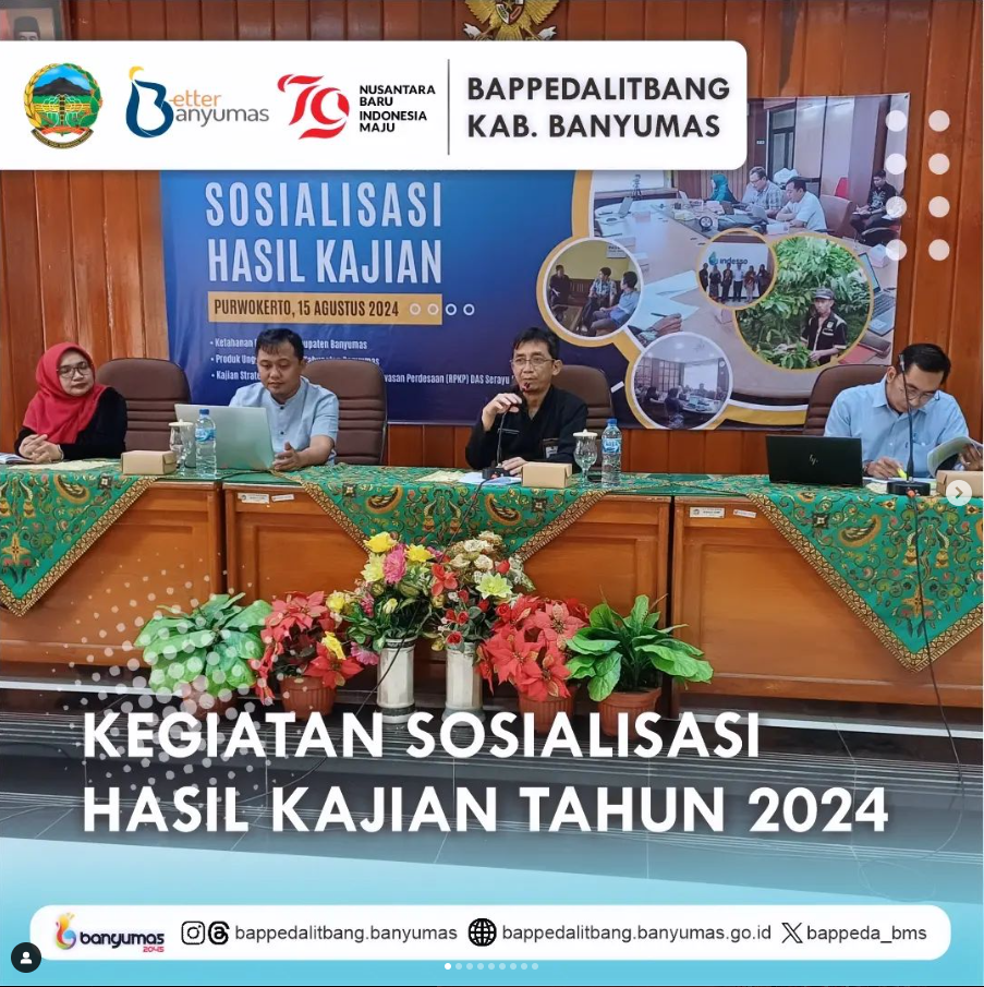 KEGIATAN SOSIALISASI HASIL KAJIAN TAHUN 2024