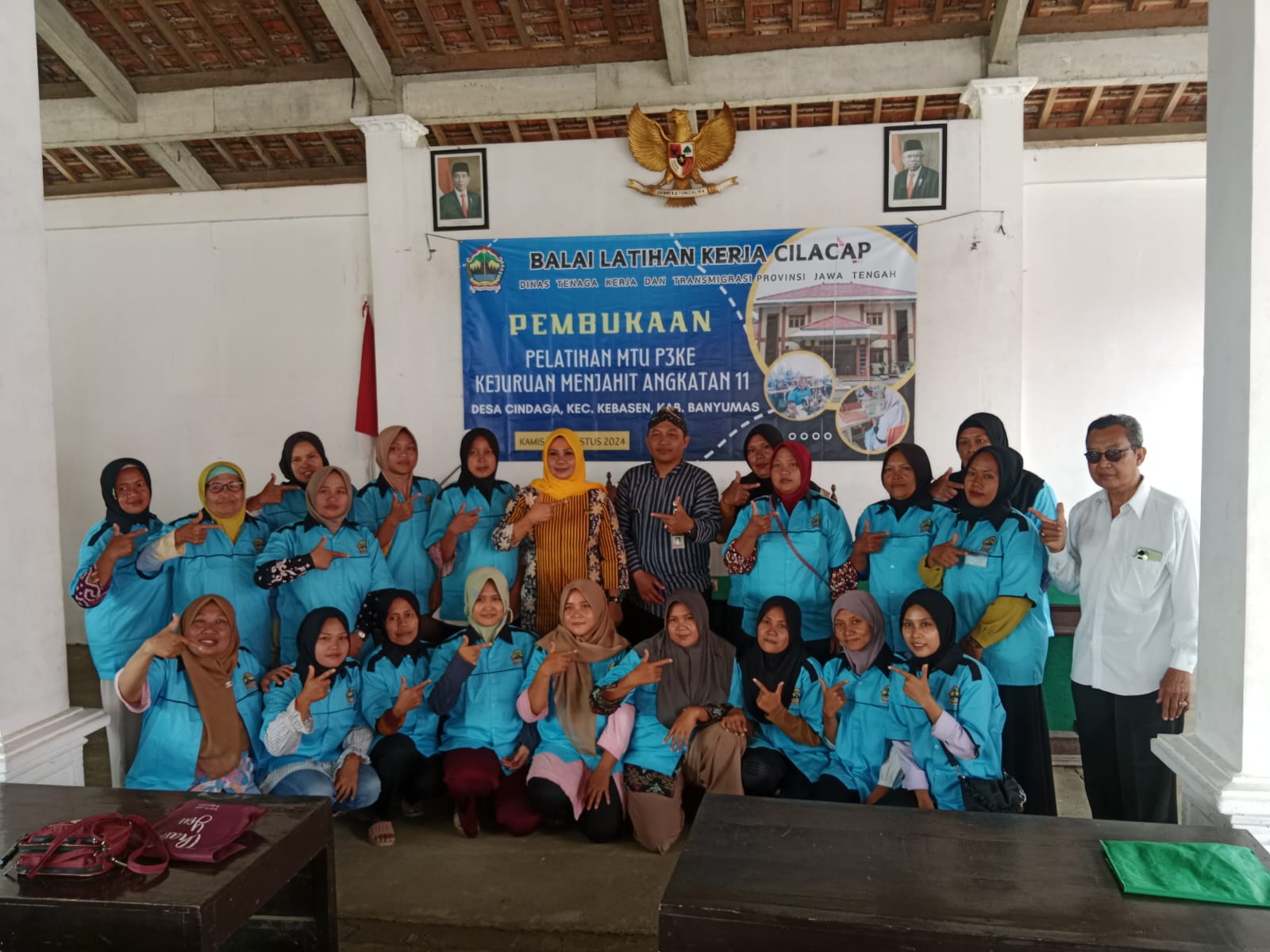 PELATIHAN MTU P3KE KEJURUAN MENJAHIT ANGKATAN 11 DARI BLK CILACAP