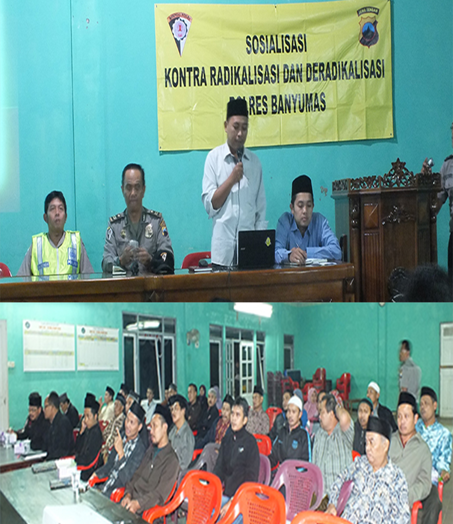 SOSIALISASI KONTRA RADIKALISASI DAN DERADIKALISASI POLRES BANYUMAS DI SOKAWERA