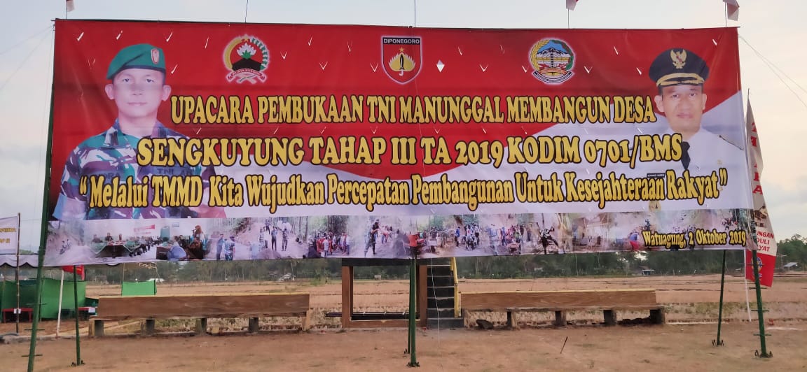 persiapan pembukaan TMMD Sengkuyung