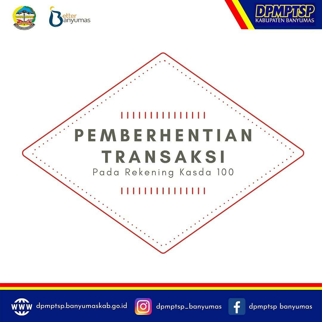 Terhitung tanggal 1 Oktober 2020 seluruh penyetoran ke Kas Daerah agar dilakukan melalui sistem penerimaan daerah secara elektronik yakni dengan kode bayar (kode billing).