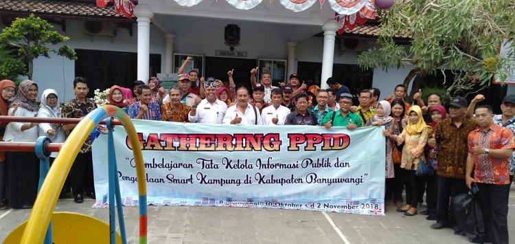 Gathering PPID Kabupaten Banyumas di Banyuwangi