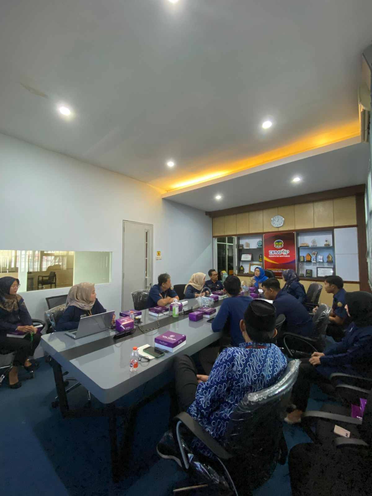 Rapat Pembentukan SK Pengelola/Hak Akses SIMBG, OSS, dan SIPANJIMAS pada DPMPTSP Kab. Banyumas