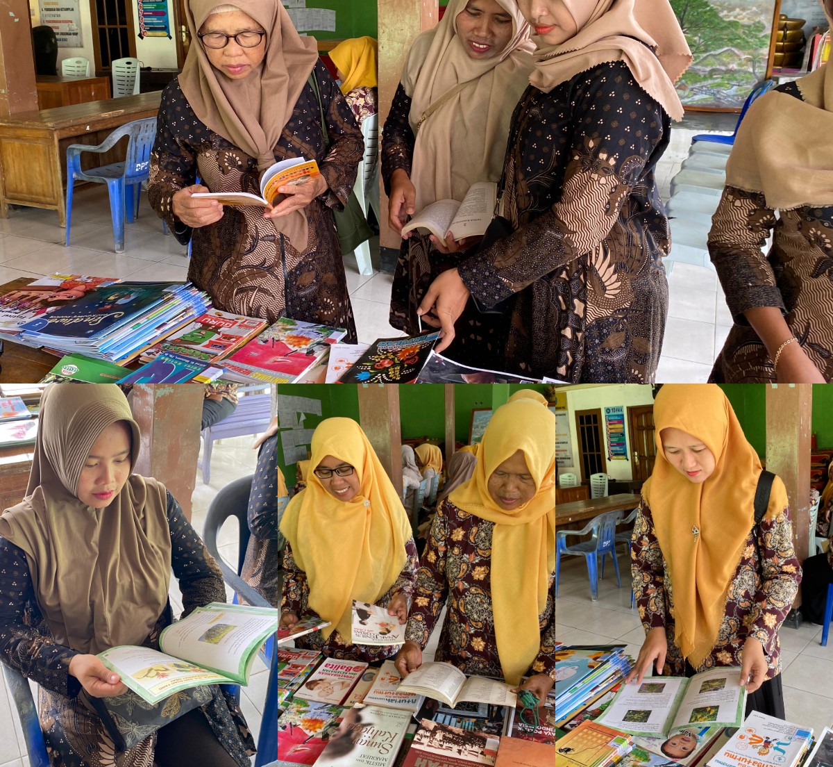 Pelayanan Perpustakaan Desa di Kegiatan Rapat Kader Posyandu dan RT/RW