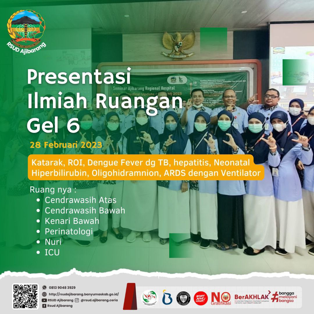 PERAWAT DAN BIDAN PELAKSANA PRESENTASI TENTANG KATARAK, ROI, DENGUE FEVER DG TB, HEPATITIS, NEONATAL HIPERBILIRUBIN, OLIGOHIDRAMNION, ARDS DENGAN VENTILATOR II PRESENTASI ILMIAH GELOMBANG KE 6   