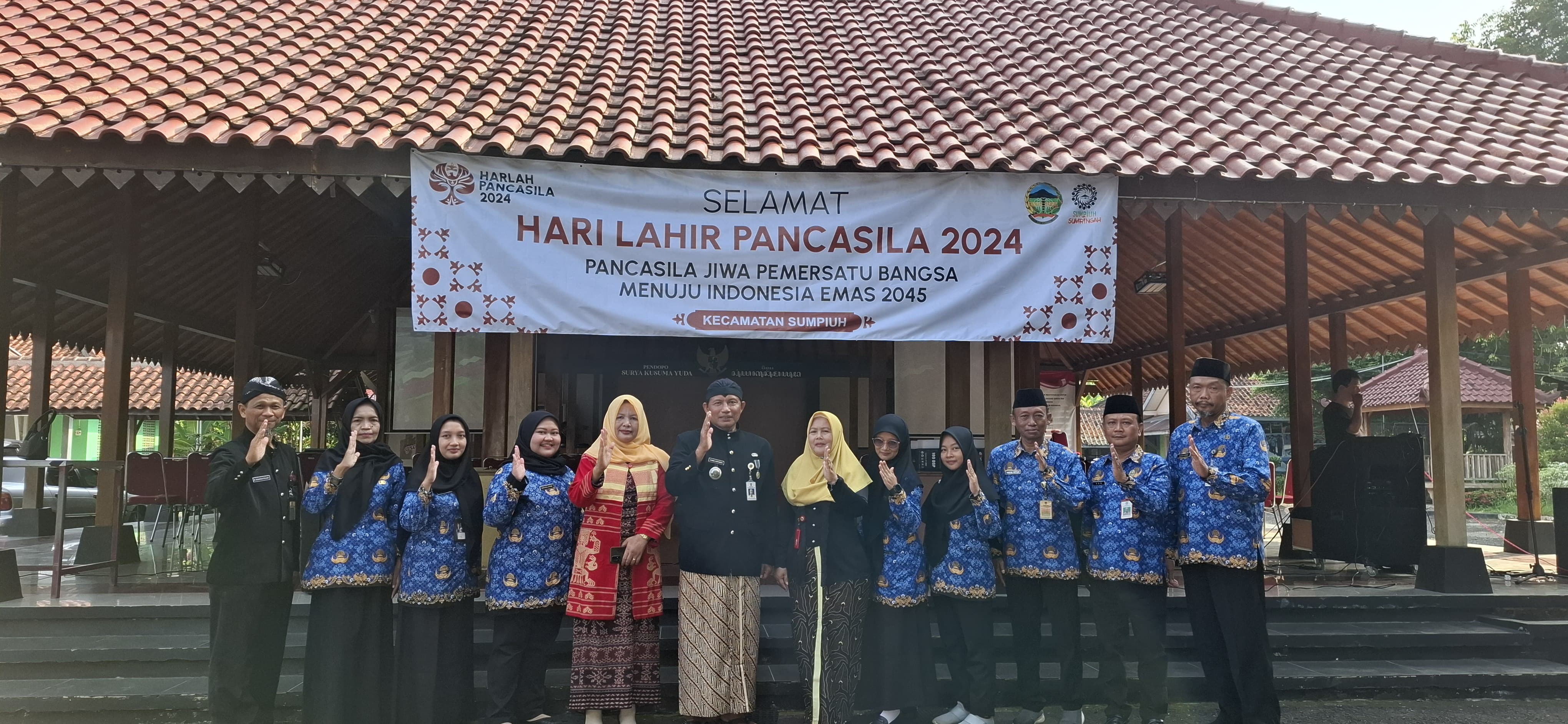 Sumpiuh Upacara Peringatan Hari Lahir Pancasila  Tahun 2024 