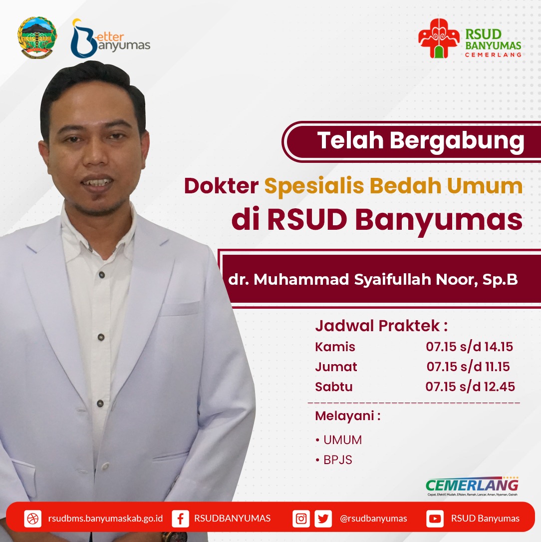 Warta Poliklinik RSUD Banyumas - Klinik Bedah Umum 