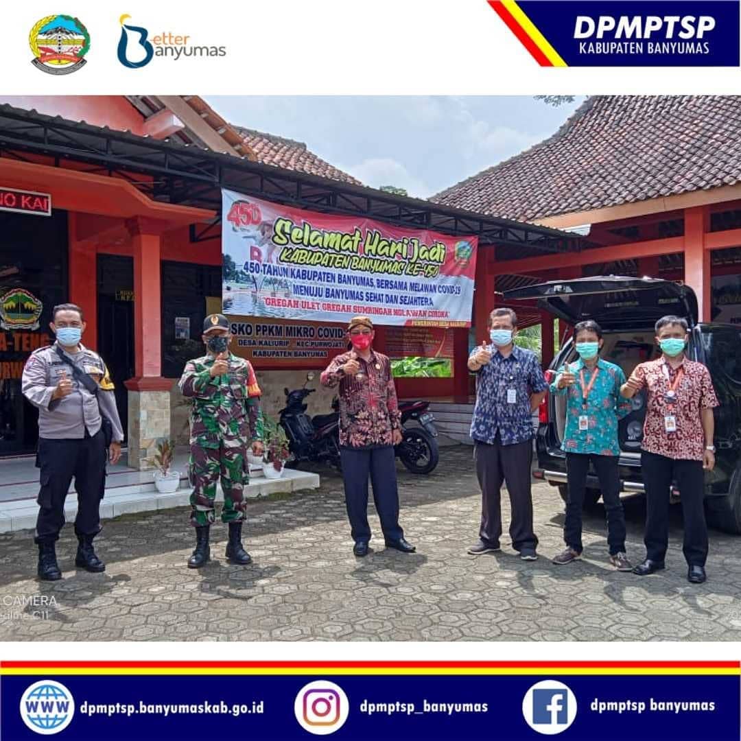 Kegiatan Publikasi Keliling / woro woro Bersama Kepala Desa dan Bintara Pembina Desa (BIBANSA) di Desa Kaliurip Kecamatan Purwojati