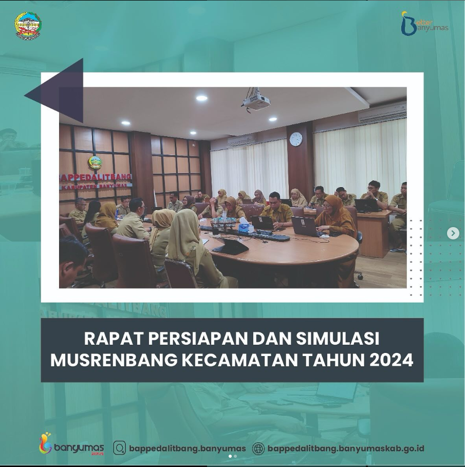 RAPAT PERSIAPAN DAN SIMULASI MUSRENBANG KECAMATAN TAHUN 2024