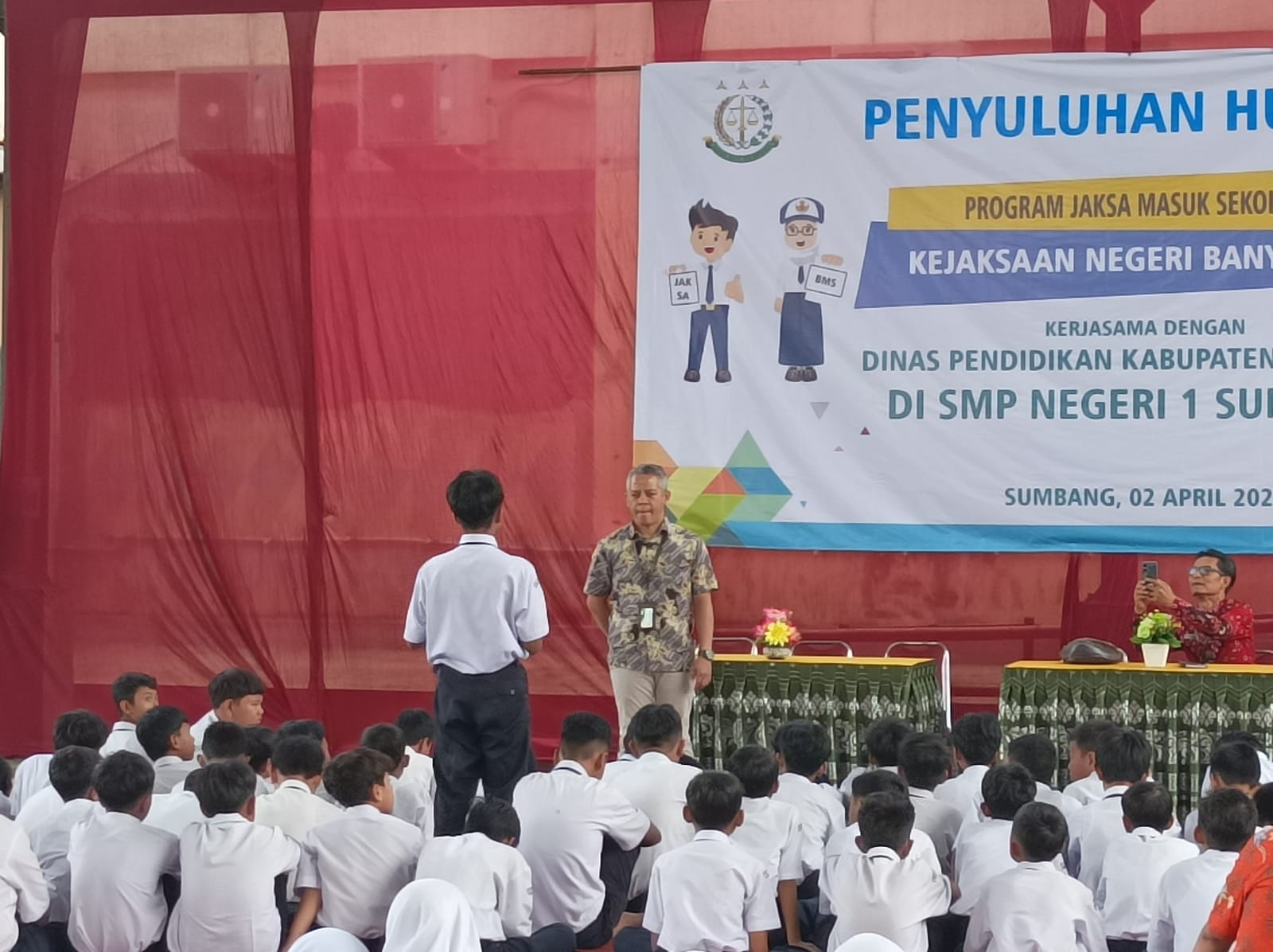 SMP N 1 SUMBANG ANTISIPASI BULLYING DENGAN JMS