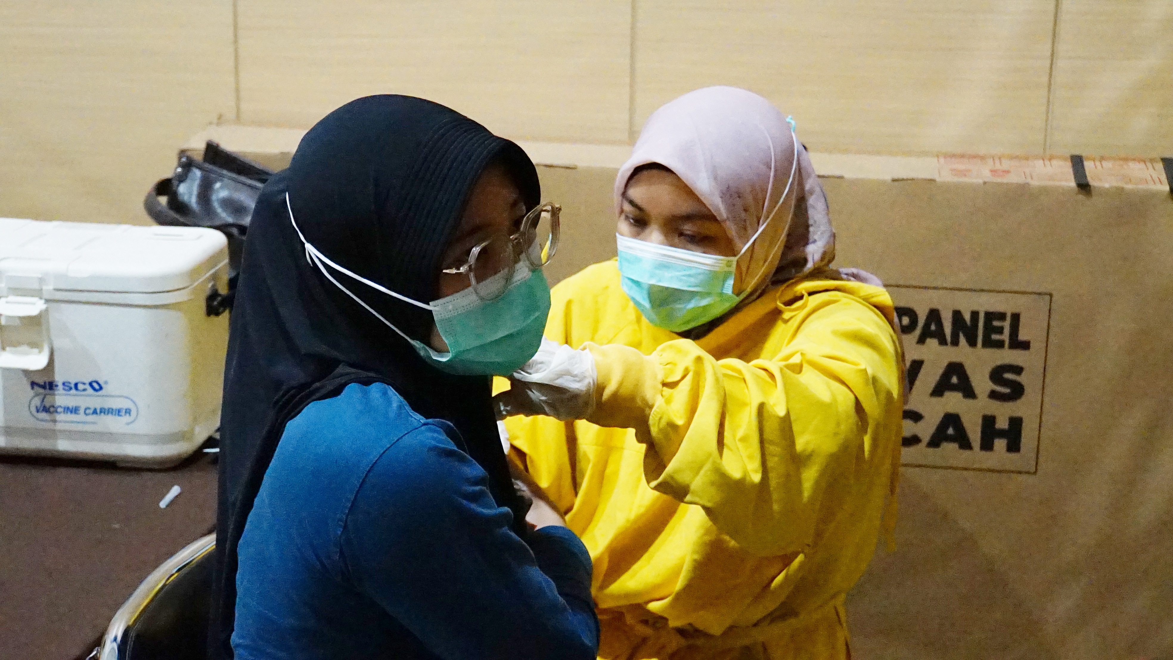 Dengan Vaksinasi Campak dan Rubella, Sehat bersama, terlindungi bersama
