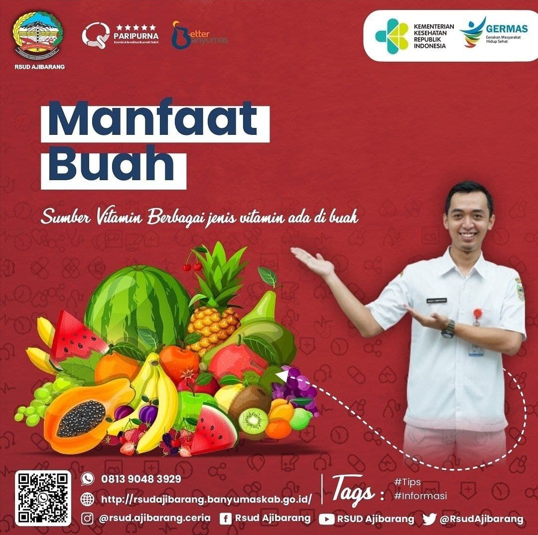 MANFAAT BUAH UNTUK KESEHATAN