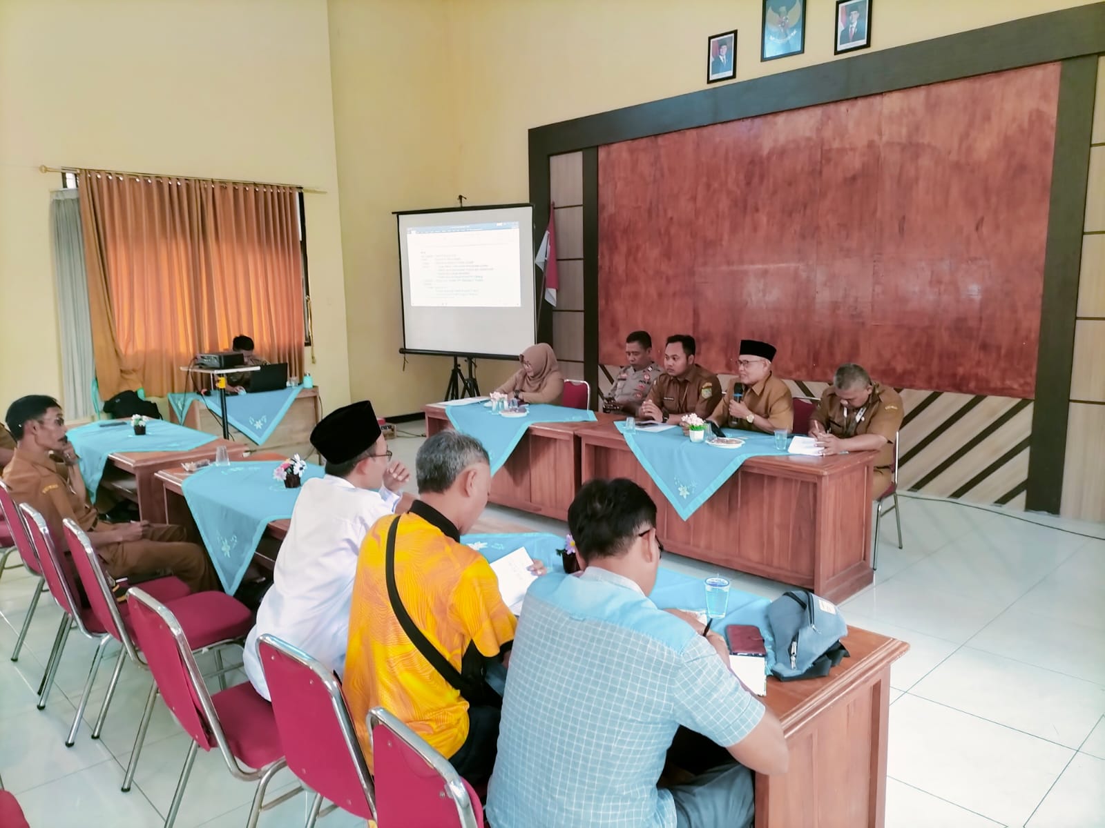 Pertemuan Teknis Lomba MTQ, Bola Voli dan Kreasi Tumpeng dalam Rangka HUT ke-81 Kemerdekaan RI tingkat Kecamatan Gumelar
