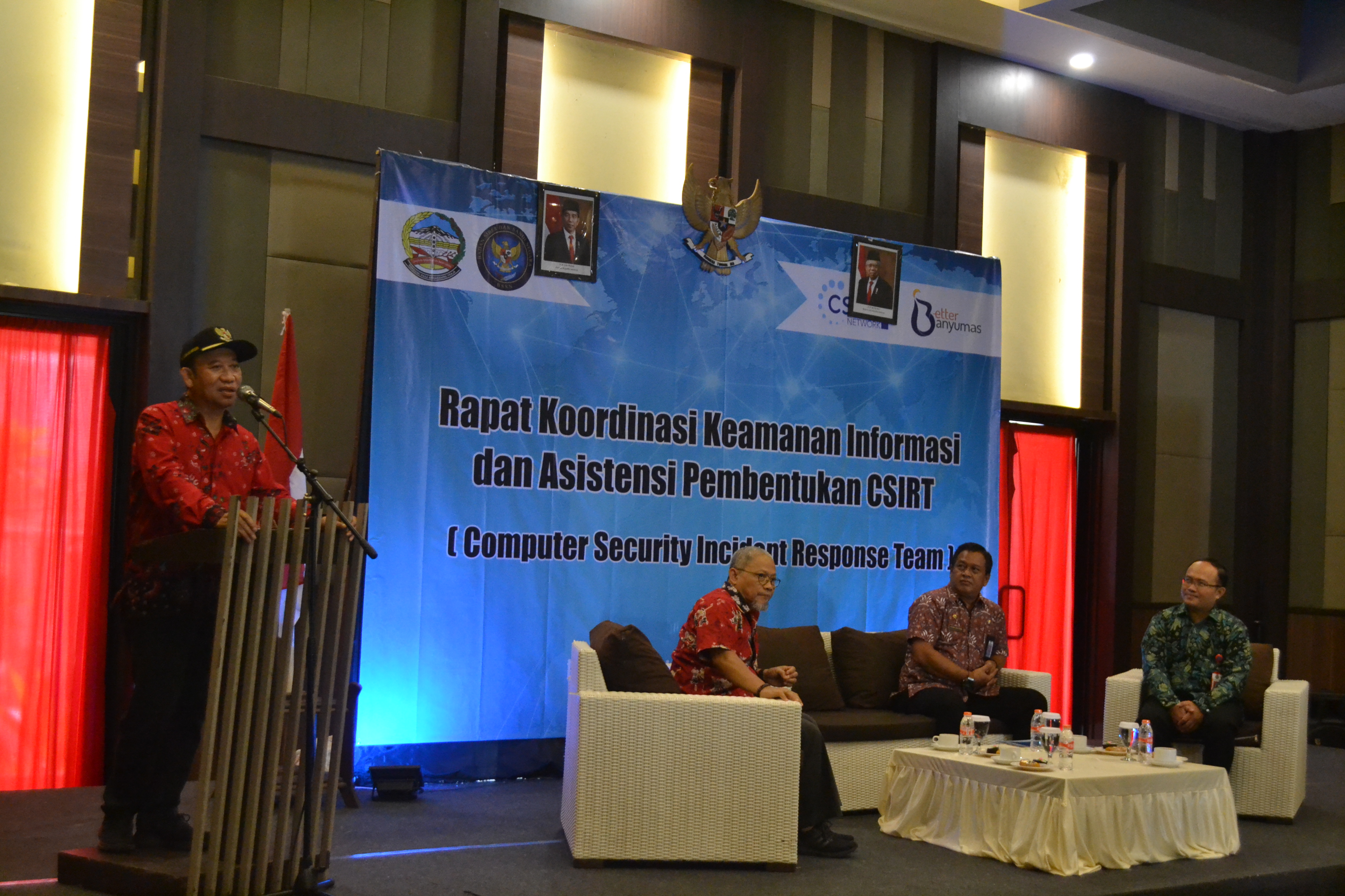 Rapat Koordinasi Keamanan Informasi dan Asistensi Pembentukkan CSIRT di Lingkungan Pemerintah Kabupaten Banyumas