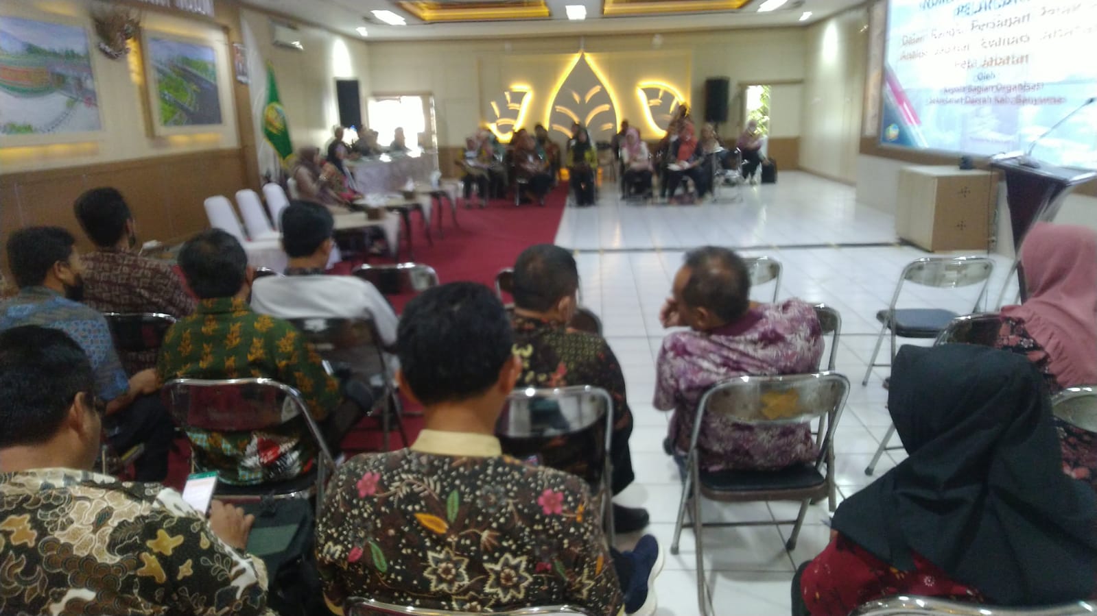 DPMPTSP Banyumas Menghadiri Rapat Pembahasan Perubahan Nomenklatur Jabatan Pelaksana dan Persiapan Pelaksanaan Analisis Jabatan, Evaluasi Jabatan, dan Penyusunan Ulang Peta Jabatan