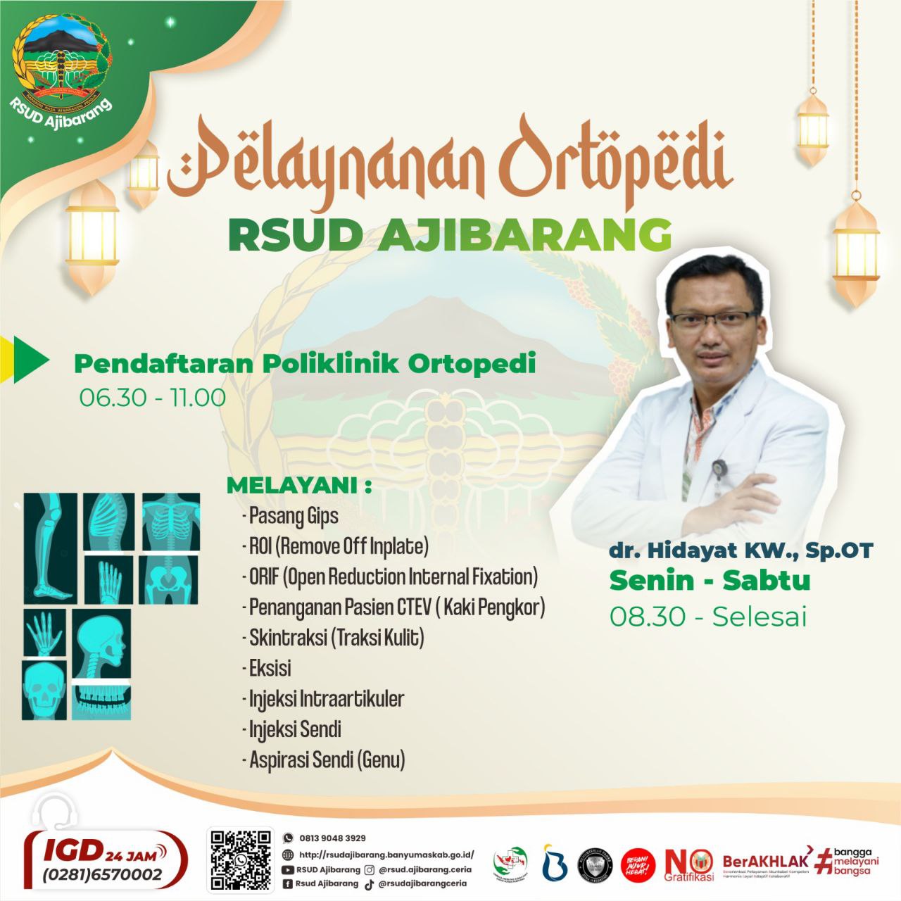 PELAYANAN ORTHOPAEDI DI RSUD AJIBARANG