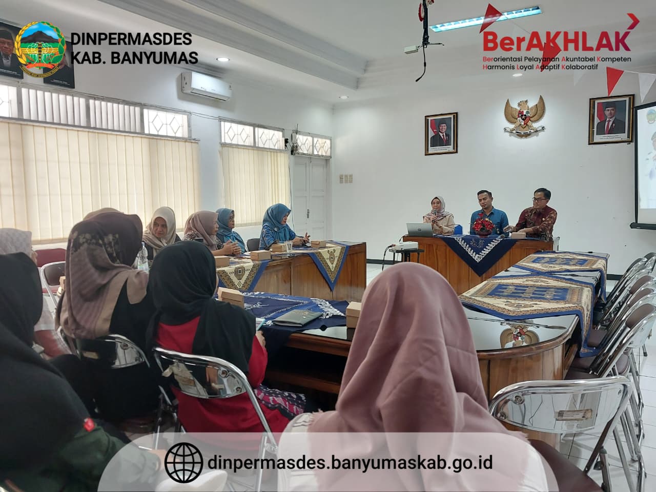 Dinpermasdes Banyumas Gelar Sosialisasi Program Salin Aslimas Bersama BPJS Ketenagakerjaan