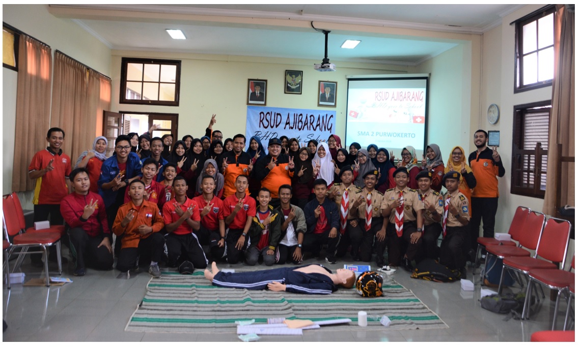 RSUD AJIBARANG MELAKSANAKAN PROGRAM “BHD GOES TO SCHOOL” KE SMA 2 PURWOKERTO