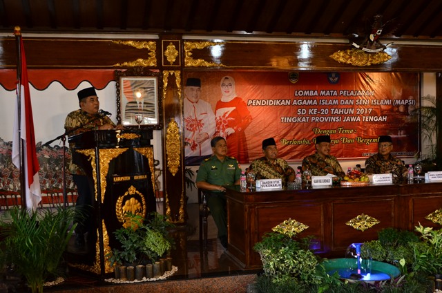 Hasil Lomba MAPSI SD tingkat Provinsi Jawa Tengah